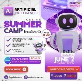 EARLY BOUNCE: Online AI Summer Camp