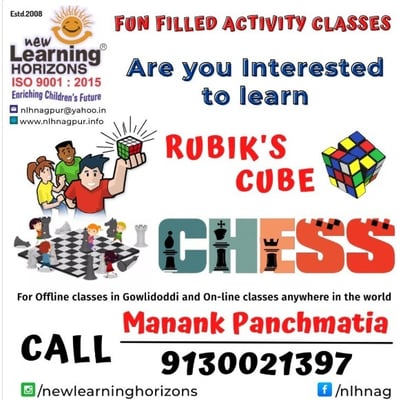 New Learning Horizons: Online Rubik's Cube and Chess classes
