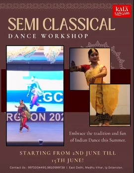 Kala Sangam  -   Semi-Classical Dance Workshop