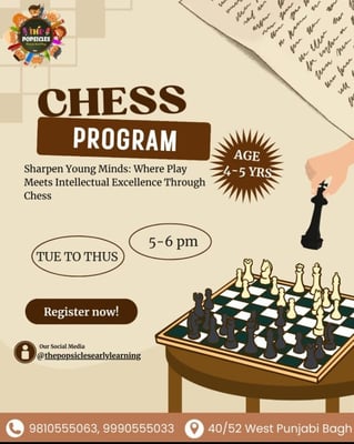 The Popsicles Early Learning Centre  -  Chess Program