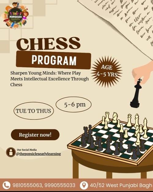 The Popsicles Early Learning Centre  -  Chess Program