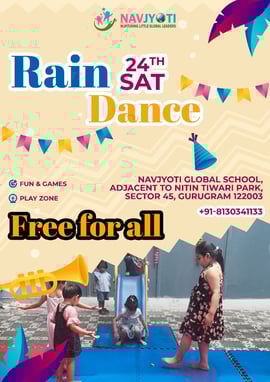 Navjyoti Global Foundation School  - Rain Dance