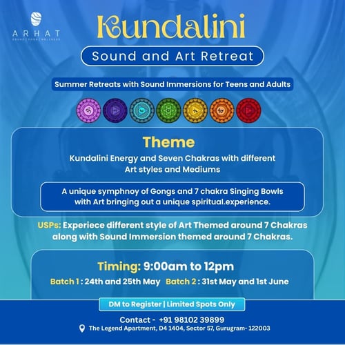 Arhat Sound Wellness: Summer Retreats