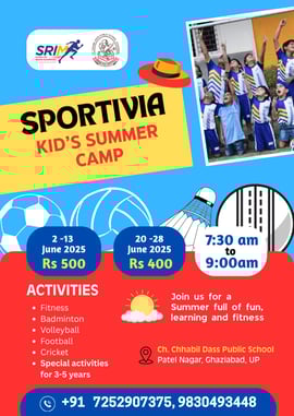 SRI M CSE Sports Academy: SPORTIVIA (Summer Camp for Kids)