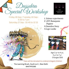 The Learning Brush- Dussehra  Workshops