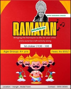 Hangin- Musical Ramayan and crafts