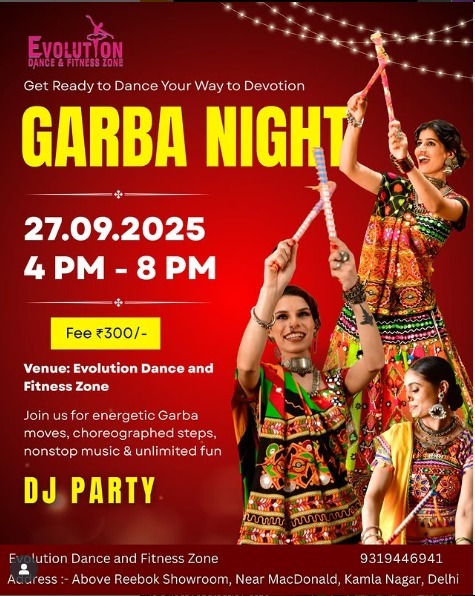 Evolution Dance & Fitness Zone- Garba Night