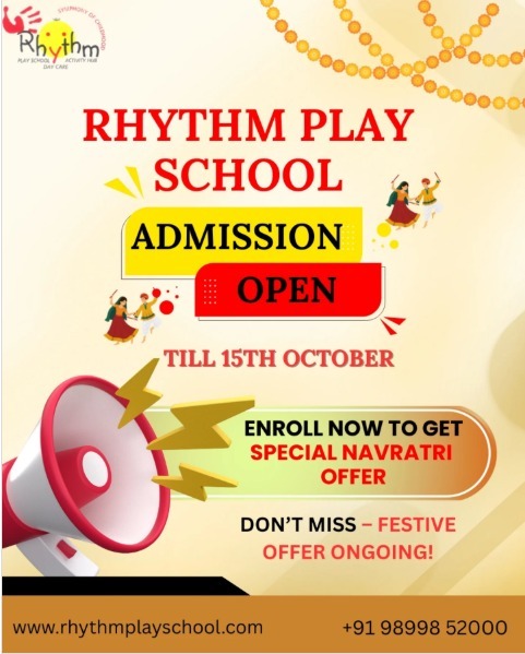 Rhythm Play School- Admissions Open