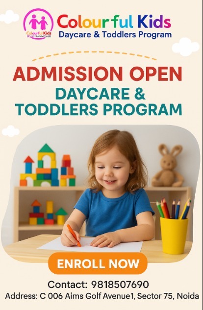 Colourful Kids Daycare & Toddlers Program- Admission open