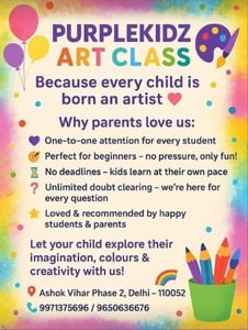 Purple Kidz - Art Classes