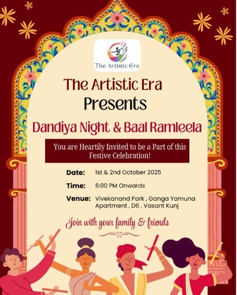The Artistic Era- Dandiya Night & Baal Ramleela