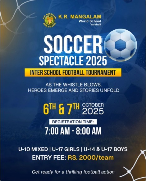 KR Mangalam World School- Soccer Spectacle 2025