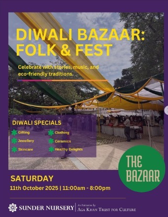 Sunder Nursery Park- Diwali Bazaar Folk & Fest
