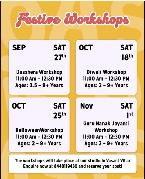 Oasis Art Studio- Festive Workshops