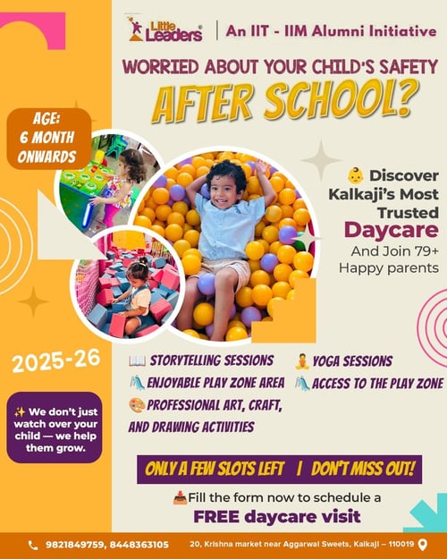 Little Leaders School: Daycare Admissions Open