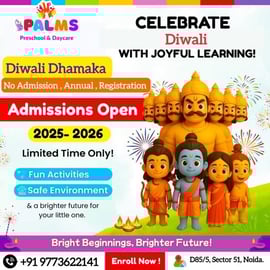 Palms Preschool & Daycare: Mid-term Admissions Open