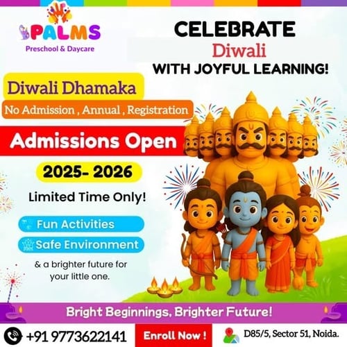 Palms Preschool & Daycare: Mid-term Admissions Open