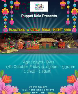 KIDS HARBOUR: Ramayana Diwali Puppet Show