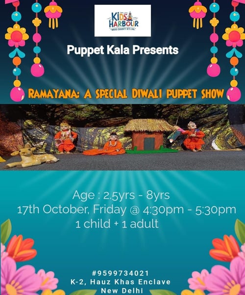 KIDS HARBOUR: Ramayana Diwali Puppet Show