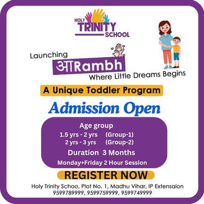 HOLY TRINITY SCHOOL: आRambh Toddler Program