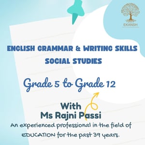Ekansh:English Grammar & Writing classes