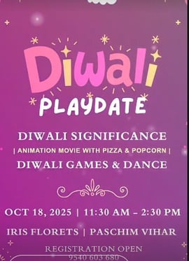 Iris Florets- Diwali Playdate