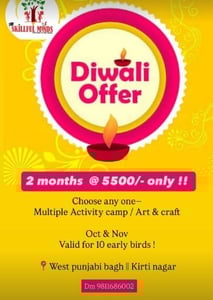 Skillful minds- Kirti Nagar-Diwali special offer