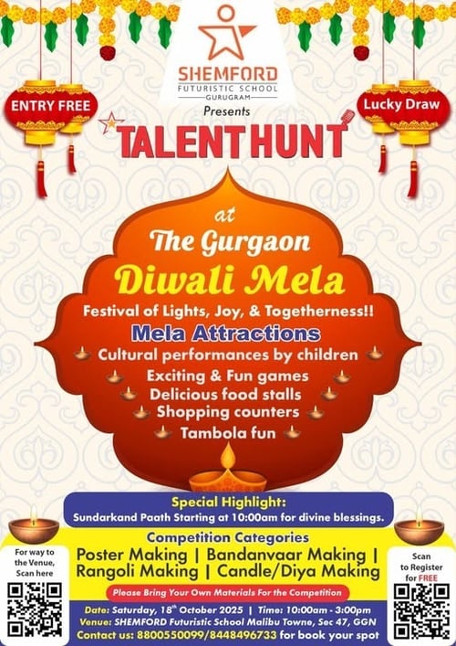 Shemford Futuristic School-Diwali Mela & Talent Hunt 2025