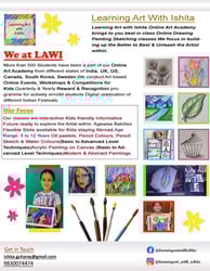 Learning Art with Ishita Online Art Academy-Online painting and drawing classes