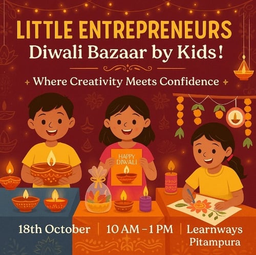 Learn Ways Play School-Little Entrepreneurs Diwali Bazaar
