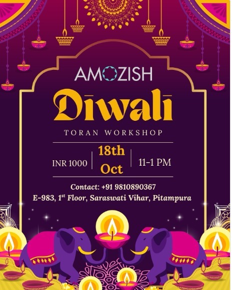 Amozish-Diwali Toran Workshop