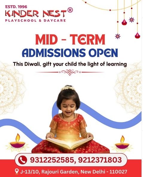 KinderNest Play School- Mid-term admissions