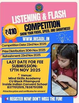 Mind Skills Academy-Listening & Flash Competition
