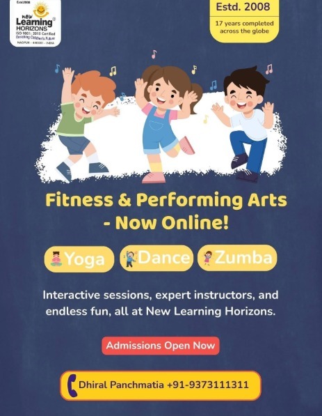 New Learning Horizons- Online fitness and performing arts