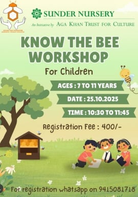 Sunder Nursery Park-Know the Bee workshop