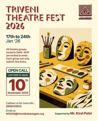 Triveni Kala Sangam- Triveni Theatre fest 2026