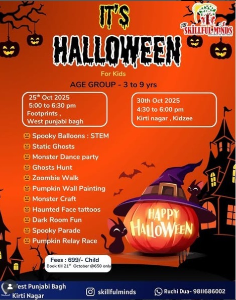 Skillful minds-Halloween celebration party