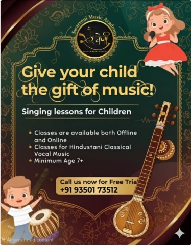 Swarveni Music Academy-singing lessons for children