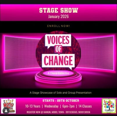 Hangin -Voices of Change stage performance