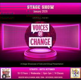 Hangin -Voices of Change stage performance