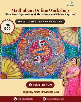 Catterfly Art and Culture-Madhubani Online Workshop