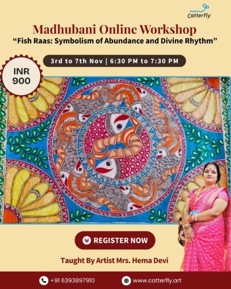 Catterfly Art and Culture-Madhubani Online Workshop