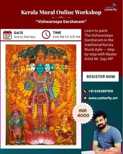 Catterfly Art and Culture-Kerala Mural Online Workshop