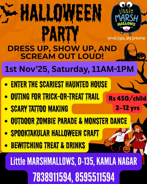 Little Marsh Mallows-Halloween celebration