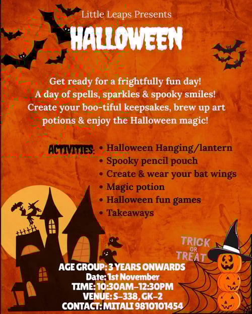Little Leaps-Halloween celebration