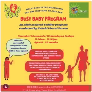 Happy Feet Play School-Busy Baby Program 2025