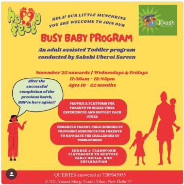 Happy Feet Play School-Busy Baby Program 2025