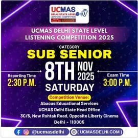 Ucmas Abacus Educational Services-Listening Competition 2025