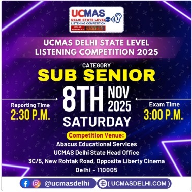 Ucmas Abacus Educational Services-Listening Competition 2025