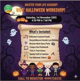 Master Your Life-Kids Halloween Workshop